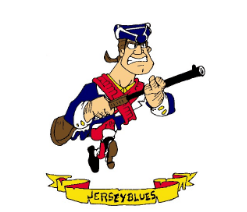 brookdale college jersey blues