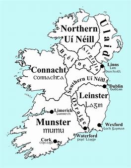map of Ireland