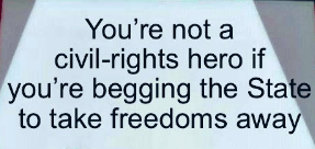 not a civil rights hero