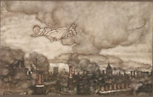 peter pan flying at seven days old