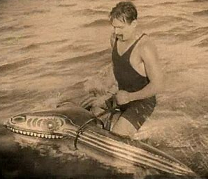 doug on a leaping fish