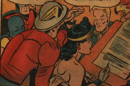 wonder woman at the center