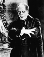lon chaney as the phantom of the opera