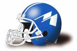 mayville state comets helmet blue