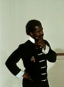 chin stroking black guy