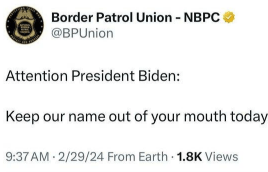 attention biden