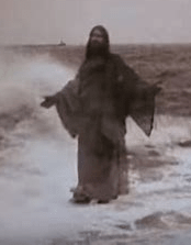 jesus walking on water