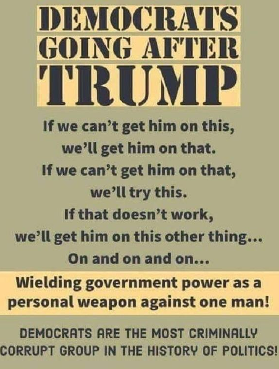 democrats going after trump