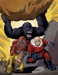 red ghost and super apes