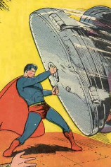 superman tearing the vault door