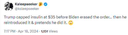 trump capped insulin