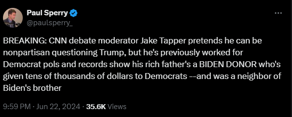 tapper family bias