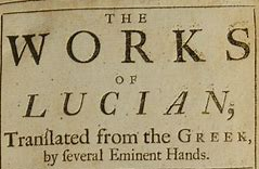 works of lucian