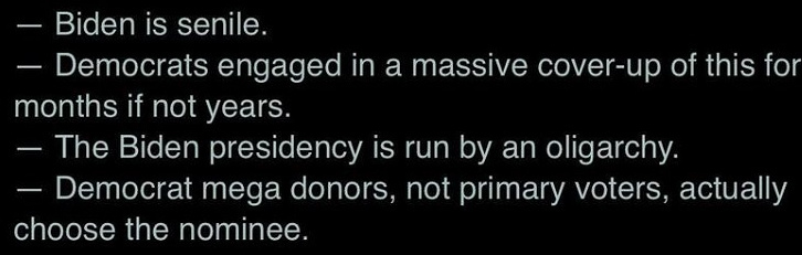 acknowledged as true