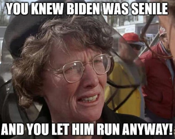 you knew biden was