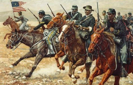 buffalo soldiers charging