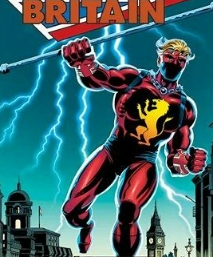 captain britain and his quarterstaff