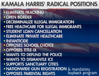 kamala positions