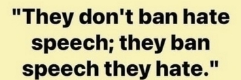 speech they hate