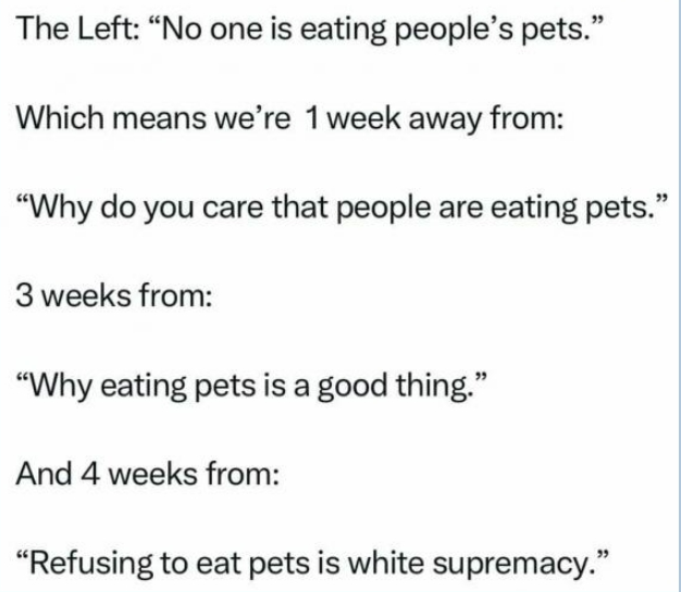 leftists on pet eating