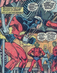 captain marvel and carol danvers really super skrull