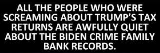 biden crime family bank records