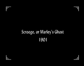 scrooge 1901 title card